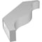 Ekena Millwork 4-in. W x 24-in. D x 32-in. H Funston Architectural Grade PVC Knee Brace BRCP04X24X32FST - alternate 2